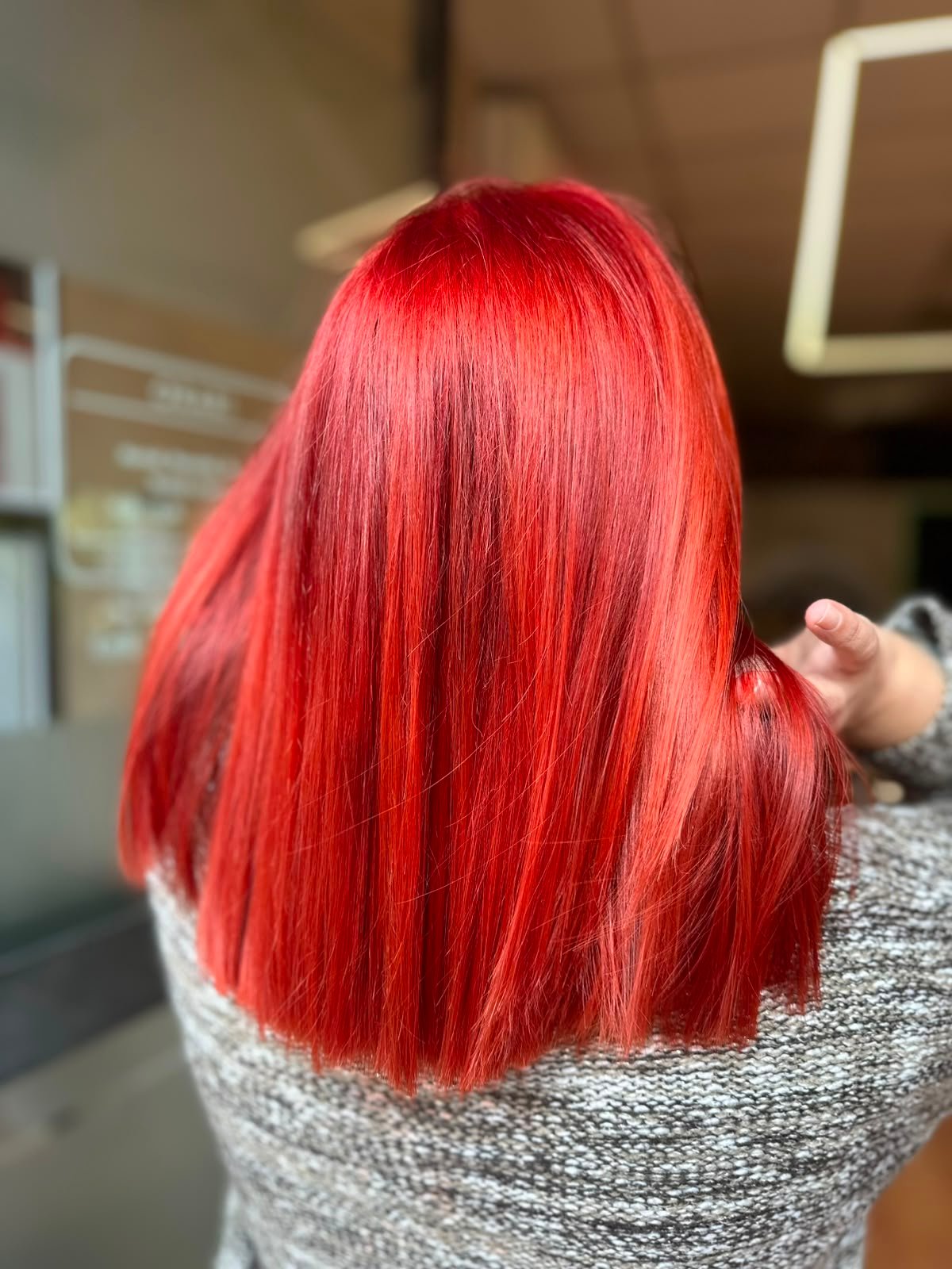 Colorazione rosso vivo
